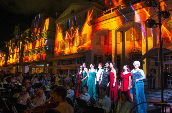 The Miami Beach Holiday Festival of Lights