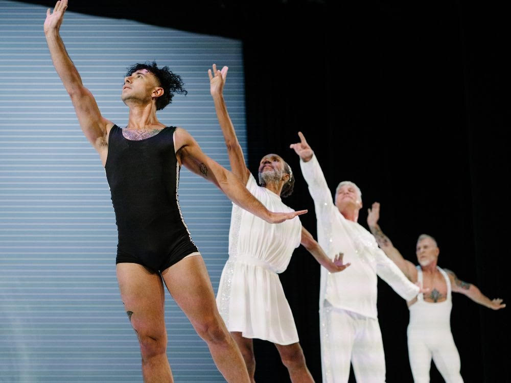 The cast of Pioneer Winter Collective’s Apollo; photo by Karli Evans.