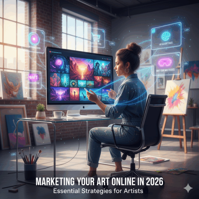 Marketing Your Art Online in 2026- Essential Strategies for Artists-Gemini_Generated_Image_j0avkgj0avkgj0av Marketing Your Art Online in 2026: Essential Strategies for Artists