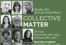 STUDIO 18 ART COMPLEX PRESENTS COLLECTIVE MATTER STUDIO 18 ART COMPLEX PRESENTS COLLECTIVE MATTER