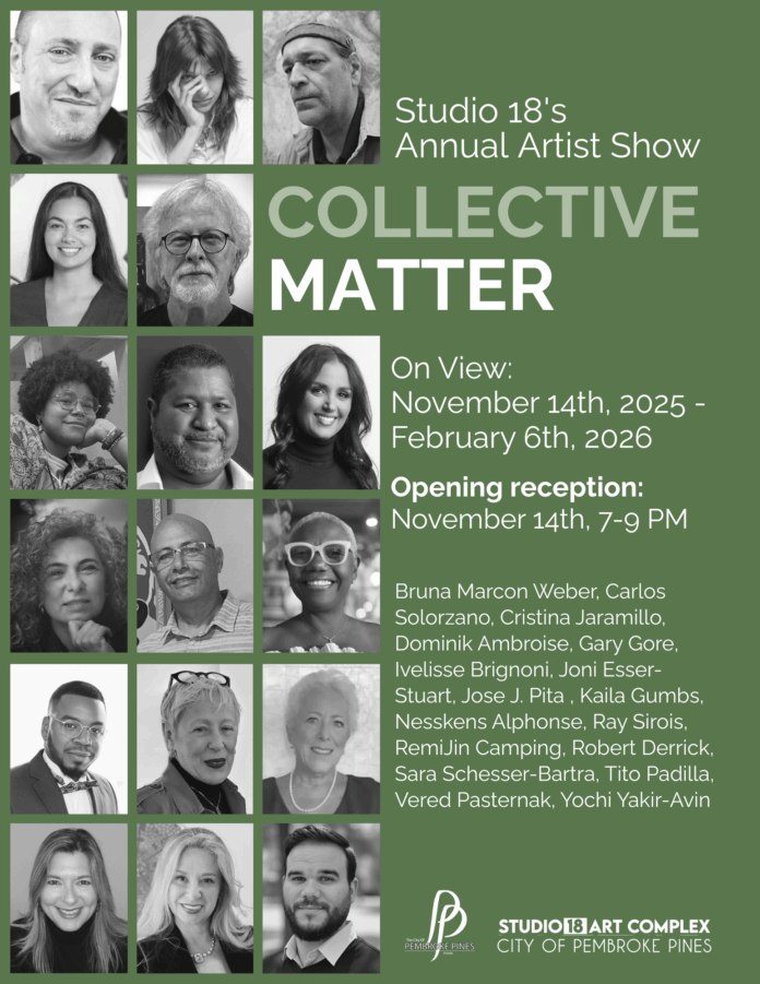 STUDIO 18 ART COMPLEX PRESENTS COLLECTIVE MATTER