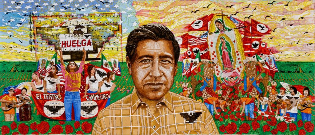 A Song For Cesar • Mural Artwork by George Yepes