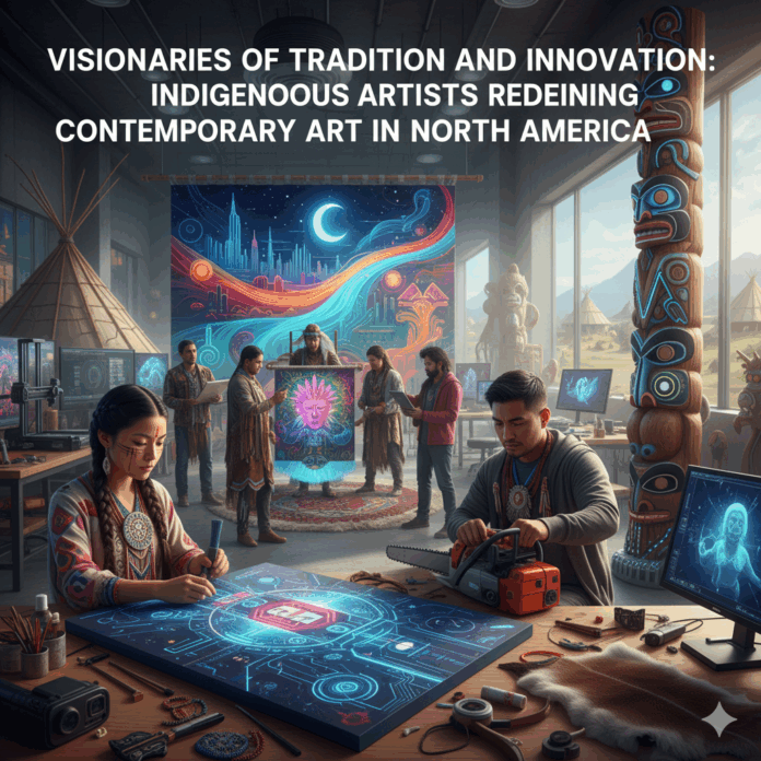 Visionaries of Tradition and Innovation- Indigenous Artists Redefining Contemporary Art in North America - Gemini_Generated_Image_i42uigi42uigi42u Visionaries of Tradition and Innovation: Indigenous Artists Redefining Contemporary Art in North America