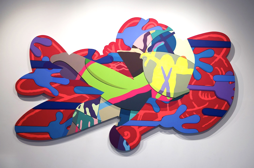 KAWS, Response Ability, 2018, acrylic on canvas, 168 x 274 cm | 66.1 x 107.9 in