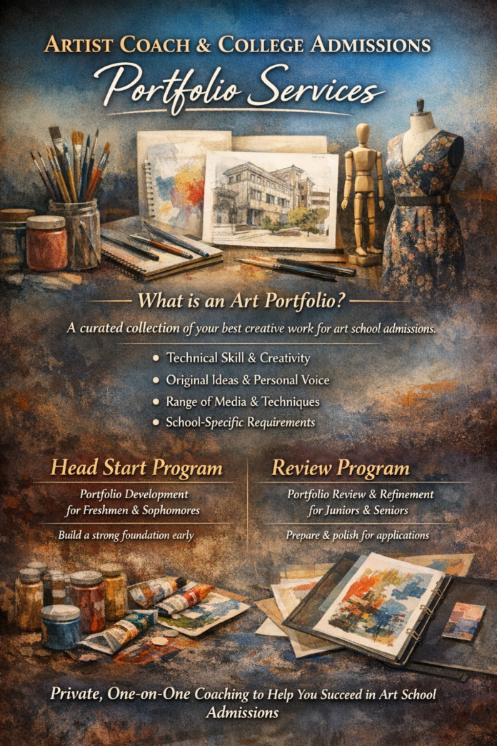 rtist Coach & College Admissions Portfolio Services