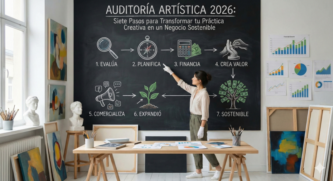 Auditoría Artística 2026: Siete Pasos para Transformar tu Práctica Creativa en un Negocio Sostenible
