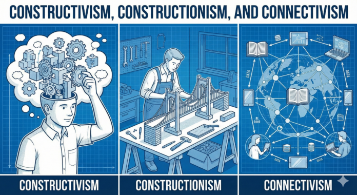 Art, Constructivism, Constructionism, and Connectivism