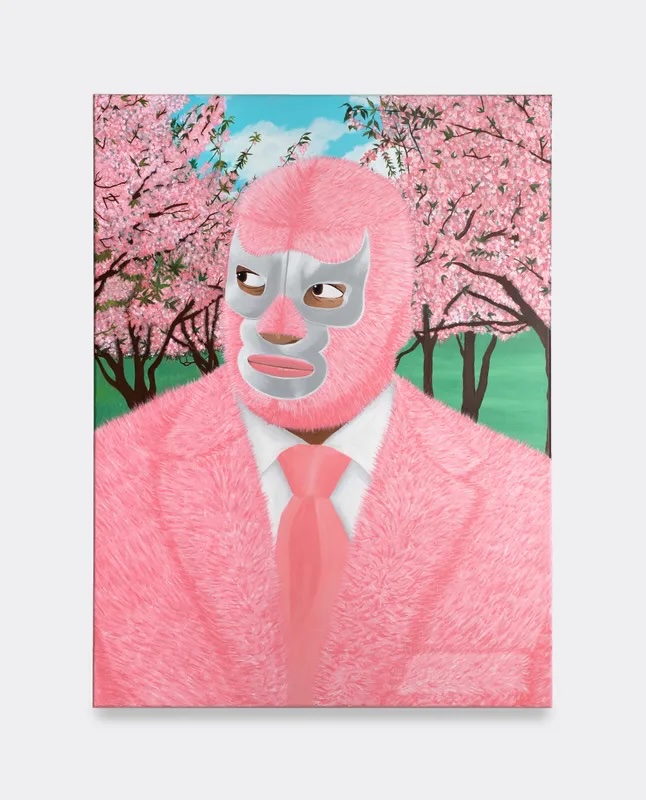 Lee Moriarty, Pink Mink Portrait, 2025 Lee Moriarty, Pink Mink Portrait, 2025