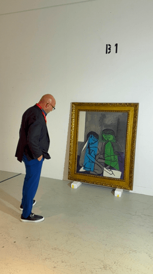 Gary Nader at first sight with Picasso’s The Two Children (1954)