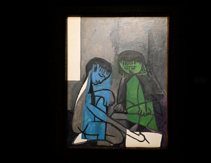 Pablo Picasso, The two children on view (1954) at Gary Nader Art Centre. Pablo Picasso, The two children on view (1954) at Gary Nader Art Centre.