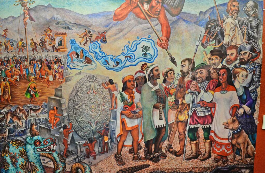 Mural de Aurora Reyes.
