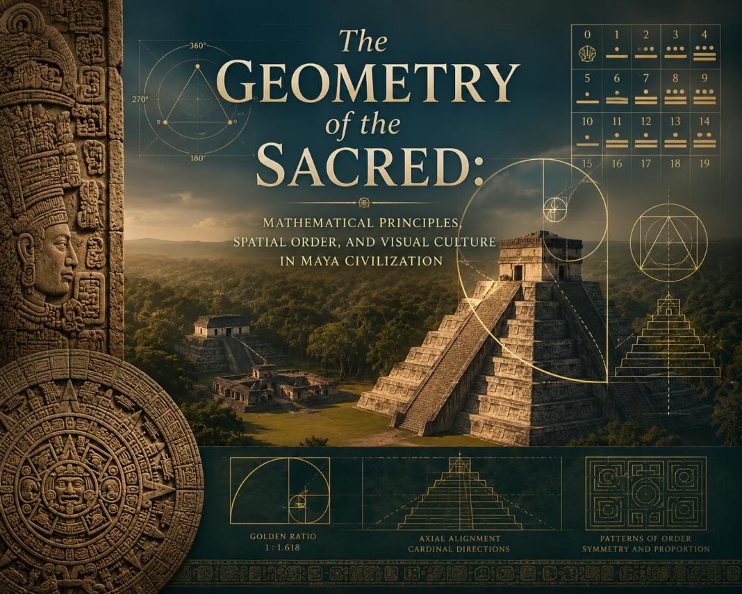 ChatGPT Image May 28, 2026, 04_12_30 PM The Geometry of the Sacred: Mathematical Principles, Spatial Order, and Visual Culture in Maya Civilization