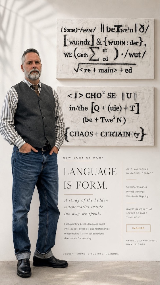 Gabriel Diego Delgado Expands “Love Letters to the World”