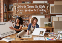 How to Choose the Right Canvas Surface for Painting Canvas Surface for Painting