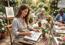 Drawing Plants and Flowers: Private and Group Classes Taught by Professional Artists Drawing Plants and Flowers classes in Miami