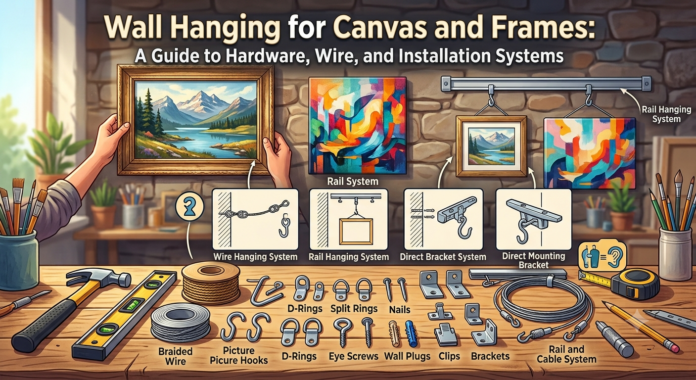 Wall Hanging for Canvas and Frames