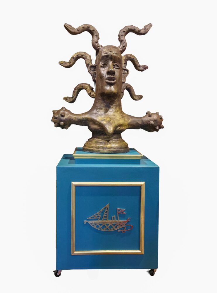 Damballah, Mixed Media Sculpture, 2026