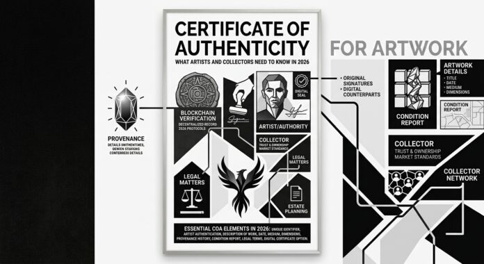 Certificate of Authenticity for Artwork: What Artists and Collectors Need to Know in 2026