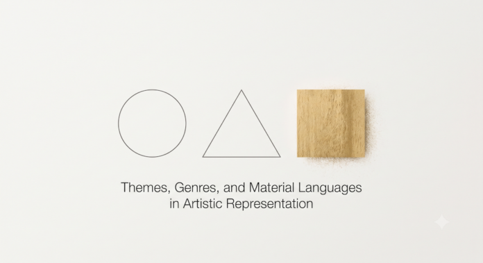 Themes, Genres, and Material Languages in Artistic Representation